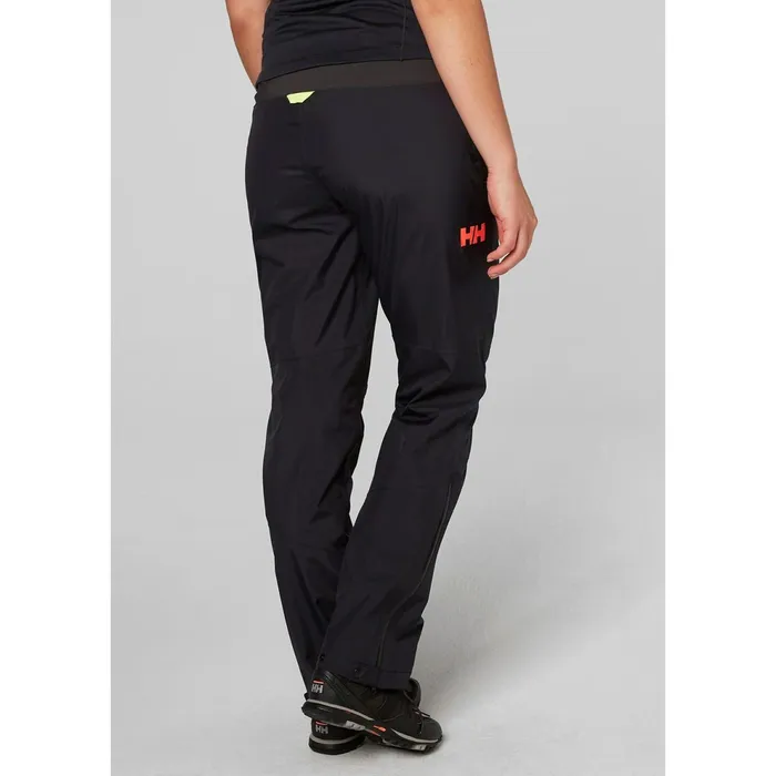 Waterproof Pants Women Helly Hansen W VANIR LUSTER PANT 990 Black