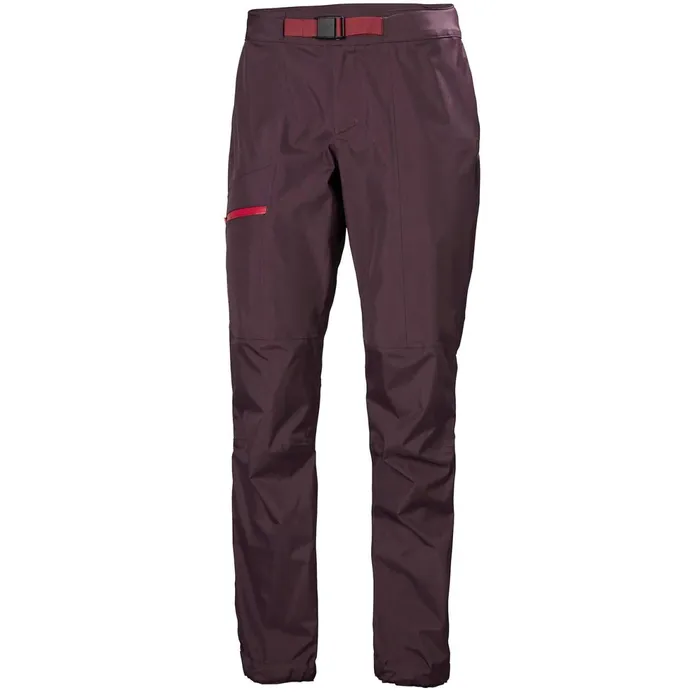 Waterproof Pants Women Helly Hansen W VERGLAS 3L SHELL PANT 662 Wild Rose