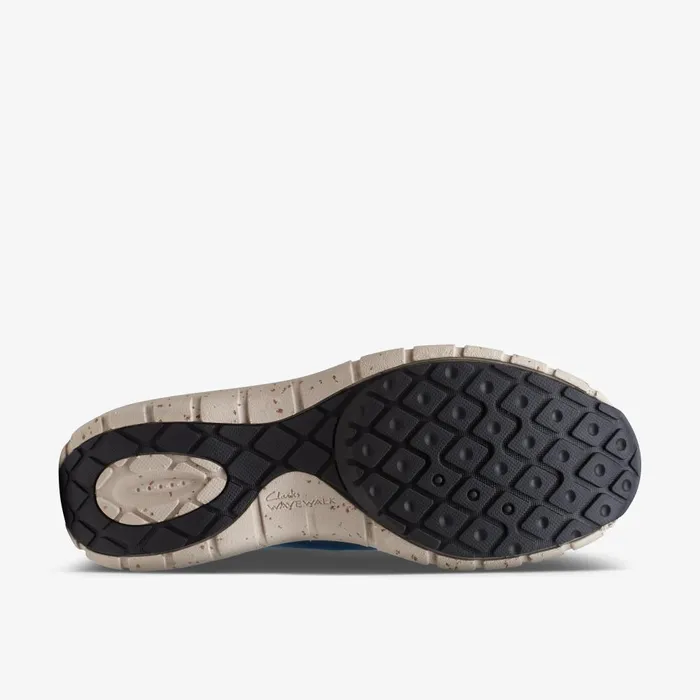 Wave Range Blue Combination Women Clarks Sneakers