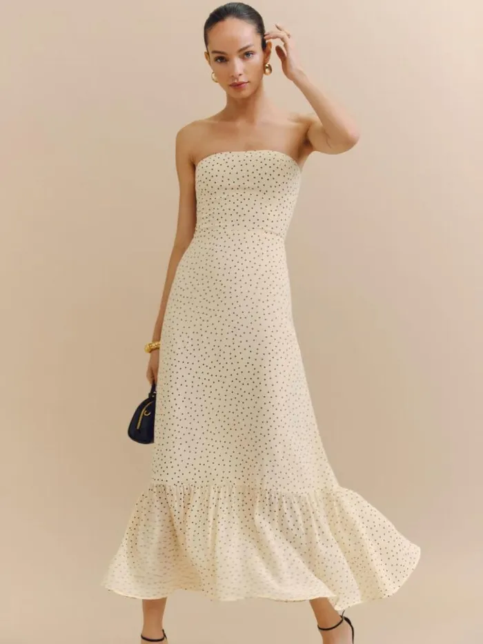 Weddings The Reformation Arta Dress Salt And Pepper