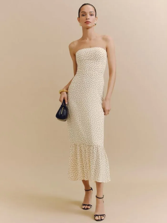 Weddings The Reformation Arta Dress Salt And Pepper