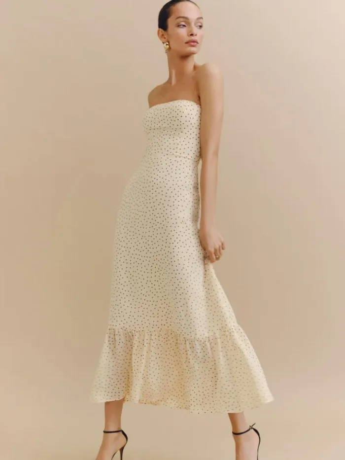 Weddings The Reformation Arta Dress Salt And Pepper