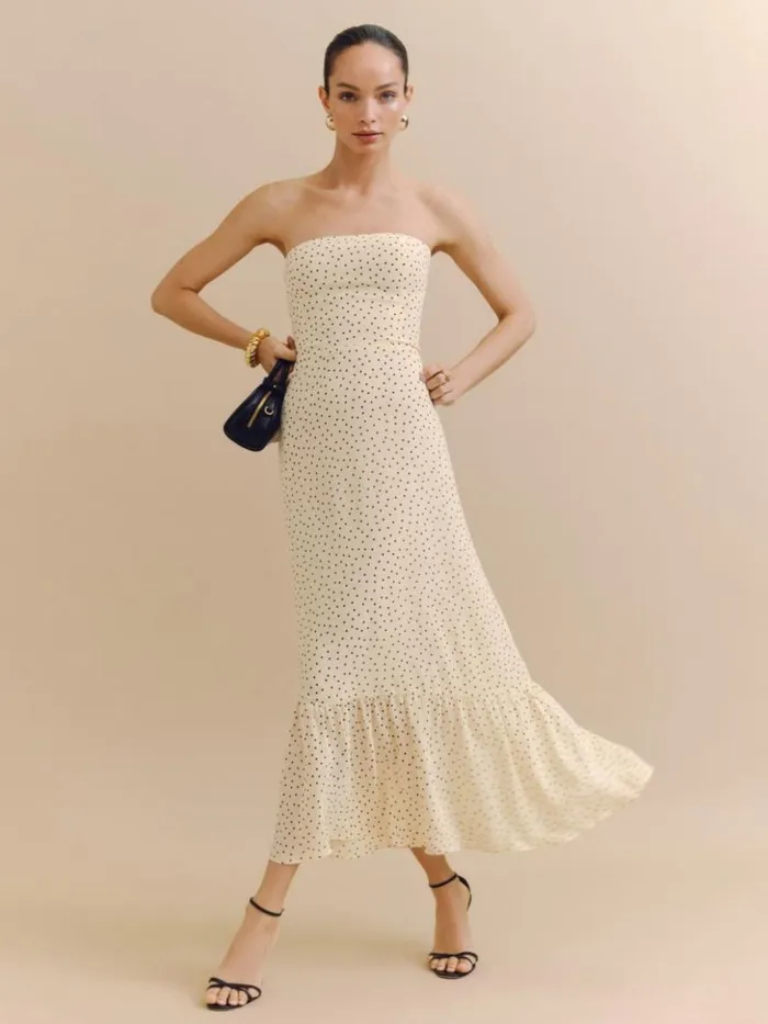 Weddings The Reformation Arta Dress Salt And Pepper