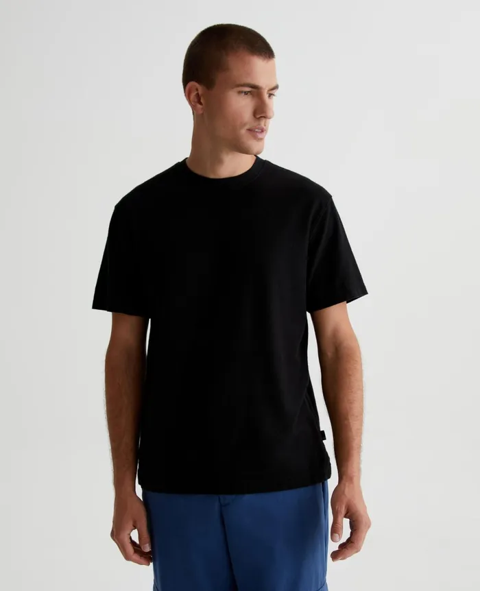 Wesley Crew True Black Men AG Jeans Tees