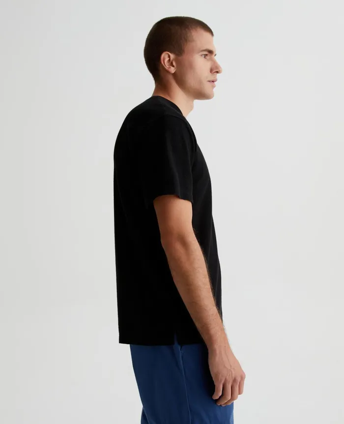 Wesley Crew True Black Men AG Jeans Tees Wesley Crew True Black Men AG Jeans Tees