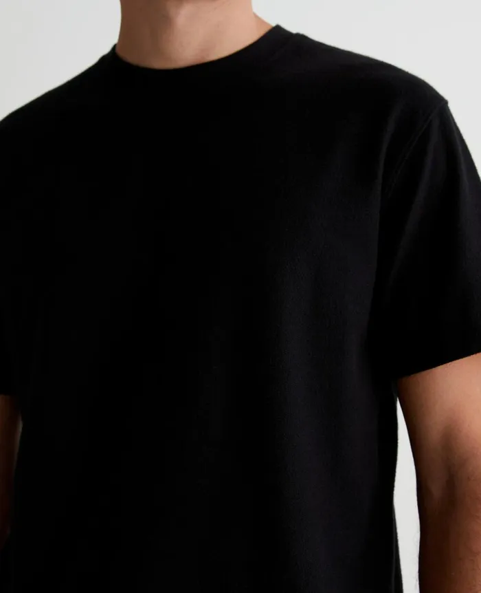 Wesley Crew True Black Men AG Jeans Tees Wesley Crew True Black Men AG Jeans Tees
