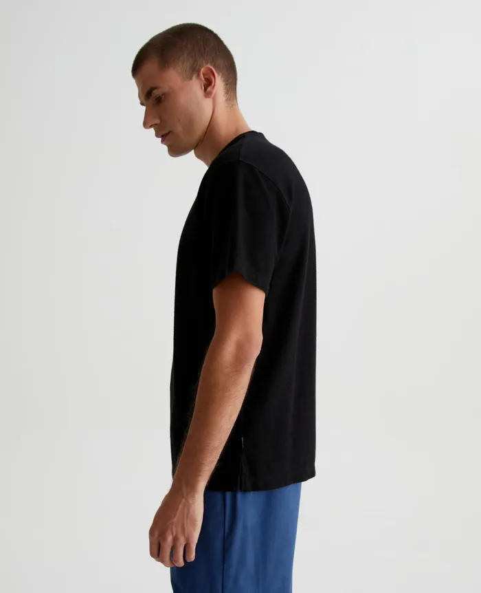 Wesley Crew True Black Men AG Jeans Tees Wesley Crew True Black Men AG Jeans Tees