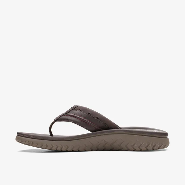 Wesley Post Brown Men Clarks Sandals and Flip Flops