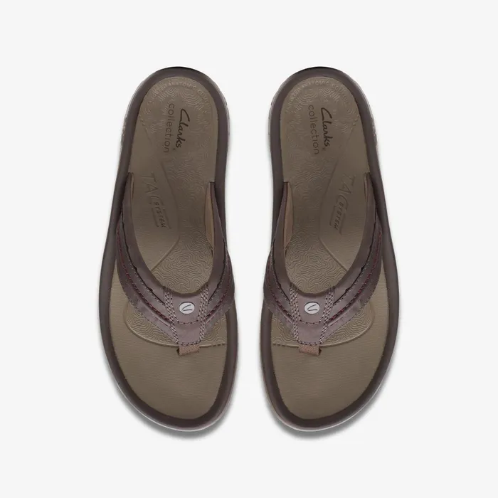 Wesley Post Brown Men Clarks Sandals and Flip Flops
