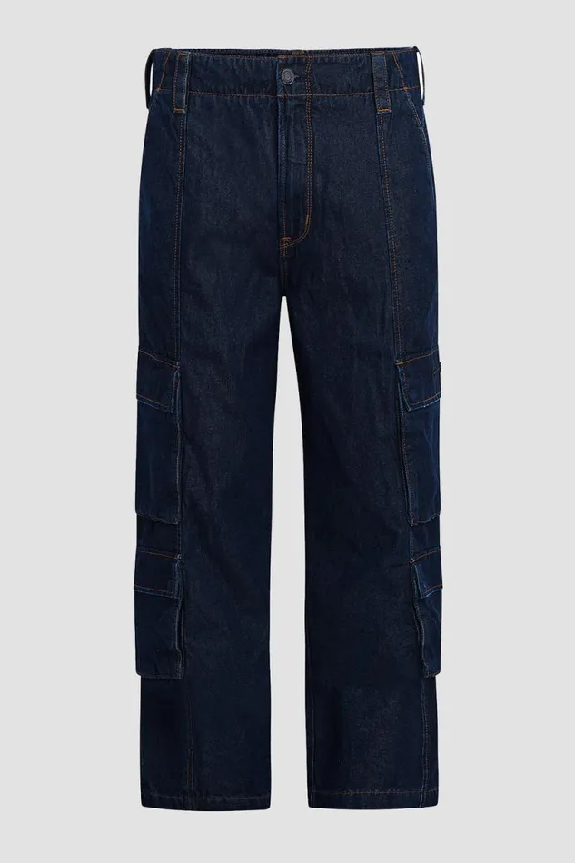 Wide Leg Men Hudson Jeans Wide Leg Cargo Dark Chambray Wide Leg Men Hudson Jeans Wide Leg Cargo Dark Chambray
