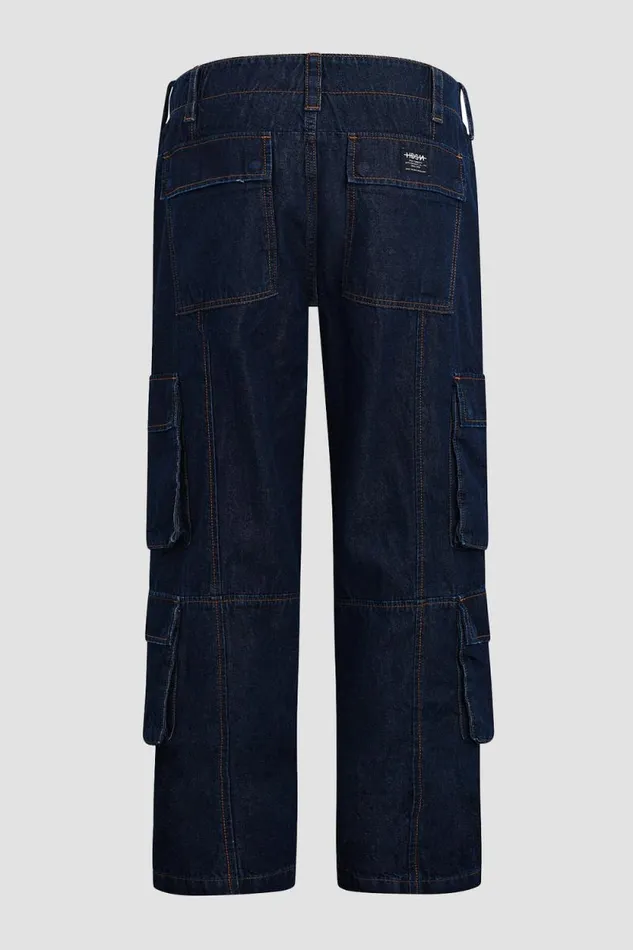 Wide Leg Men Hudson Jeans Wide Leg Cargo Dark Chambray Wide Leg Men Hudson Jeans Wide Leg Cargo Dark Chambray
