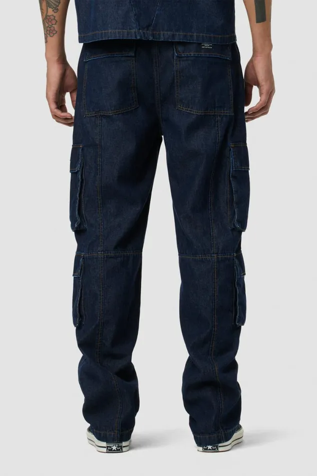 Wide Leg Men Hudson Jeans Wide Leg Cargo Dark Chambray Wide Leg Men Hudson Jeans Wide Leg Cargo Dark Chambray