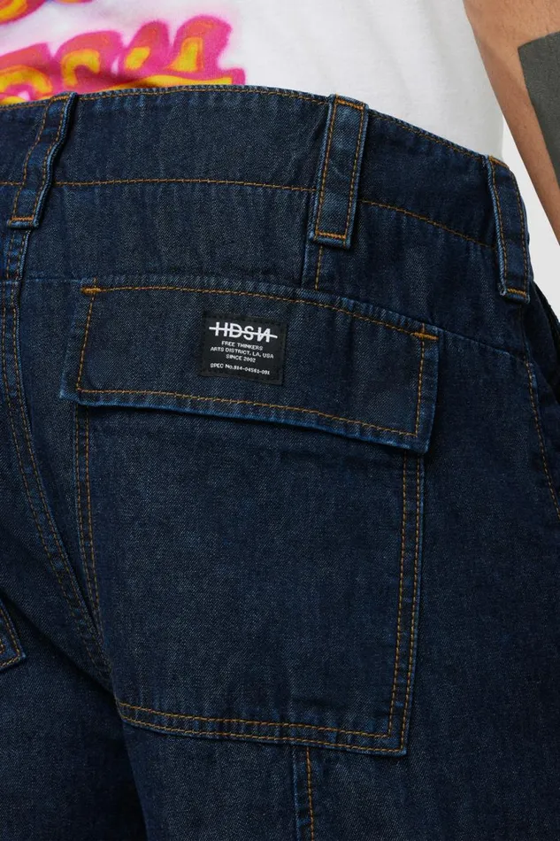 Wide Leg Men Hudson Jeans Wide Leg Cargo Dark Chambray Wide Leg Men Hudson Jeans Wide Leg Cargo Dark Chambray