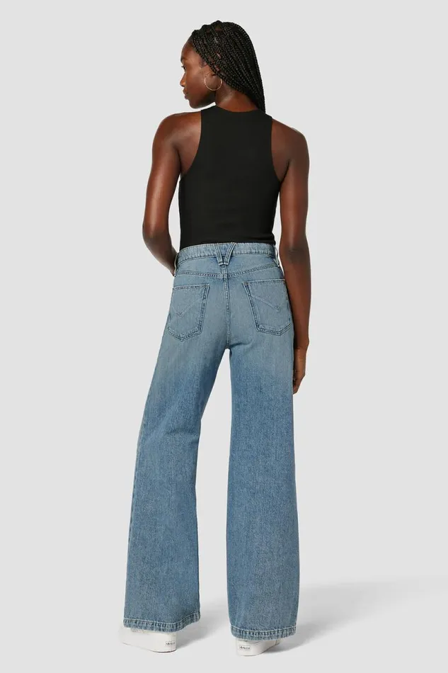 Wide Leg Women Hudson Jeans Jodie HighRise Loose Wide Leg Petite Jean Thunder Destructed Wide Leg Women Hudson Jeans Jodie HighRise Loose Wide Leg Petite Jean Thunder Destructed