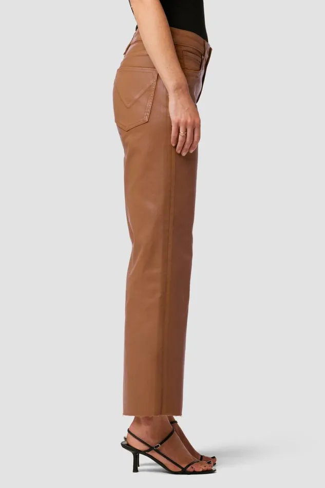 Wide Leg Women Hudson Jeans Rosie HighRise Wide Leg Ankle Jean Coated Caramel Cafe Wide Leg Women Hudson Jeans Rosie HighRise Wide Leg Ankle Jean Coated Caramel Cafe