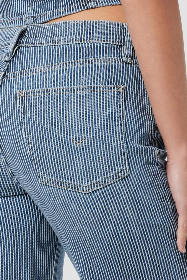 Wide Leg Women Hudson Jeans Rosie HighRise Wide Leg Ankle Jean Railroad Stripe Wide Leg Women Hudson Jeans Rosie HighRise Wide Leg Ankle Jean Railroad Stripe