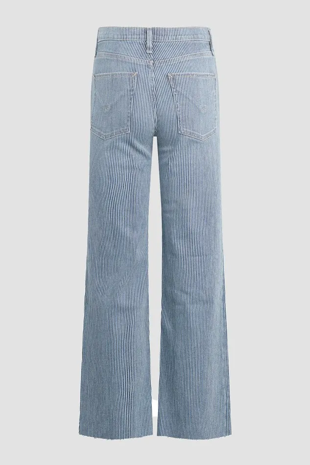 Wide Leg Women Hudson Jeans Rosie HighRise Wide Leg Ankle Jean Railroad Stripe Wide Leg Women Hudson Jeans Rosie HighRise Wide Leg Ankle Jean Railroad Stripe