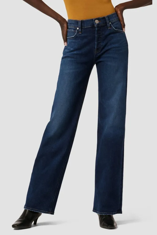 Wide Leg Women Hudson Jeans Rosie HighRise Wide Leg Jean Poseidon
