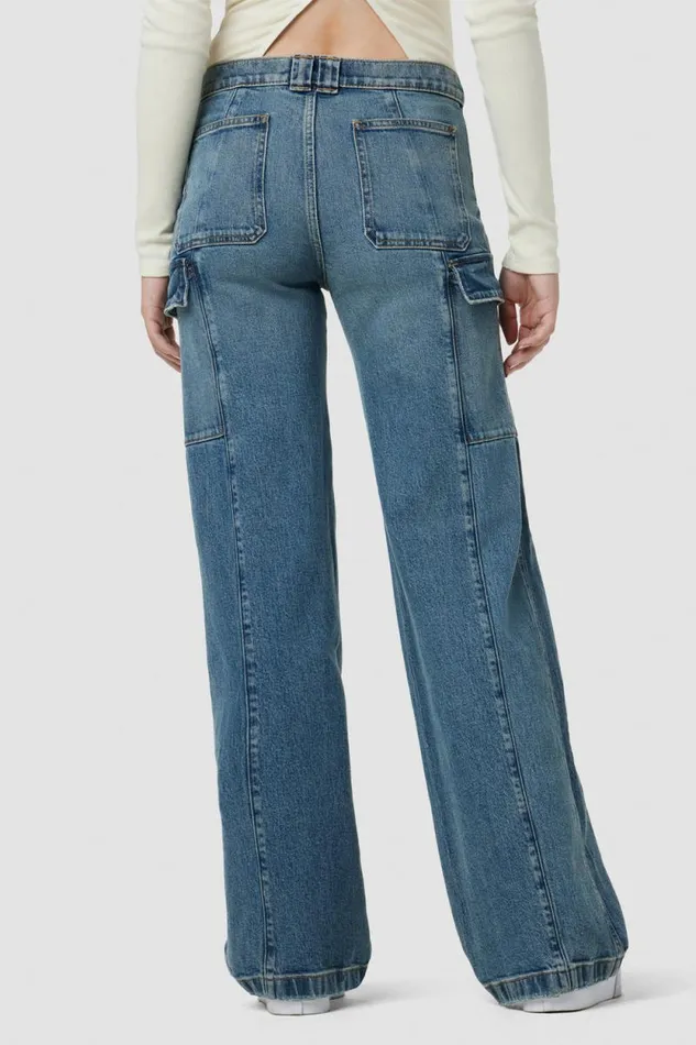 Wide Leg Women Hudson Jeans Utility Wide Leg Cargo Maternity Pant Deep Indigo Wide Leg Women Hudson Jeans Utility Wide Leg Cargo Maternity Pant Deep Indigo