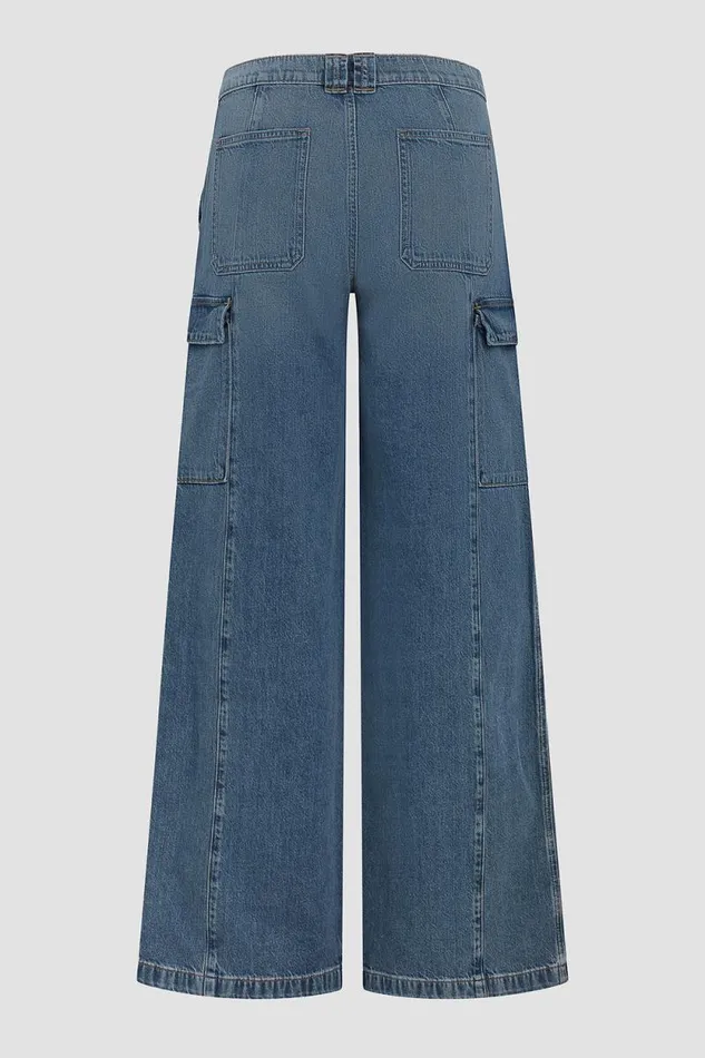 Wide Leg Women Hudson Jeans Utility Wide Leg Cargo Maternity Pant Deep Indigo Wide Leg Women Hudson Jeans Utility Wide Leg Cargo Maternity Pant Deep Indigo