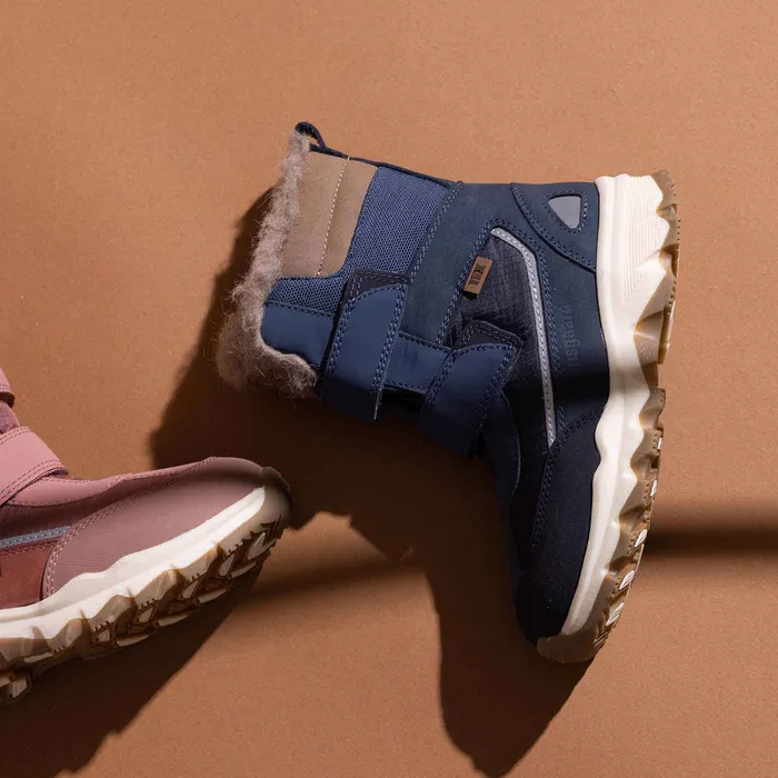 Winter boots eddie tex navy Blue bisgaardshoes KIDS