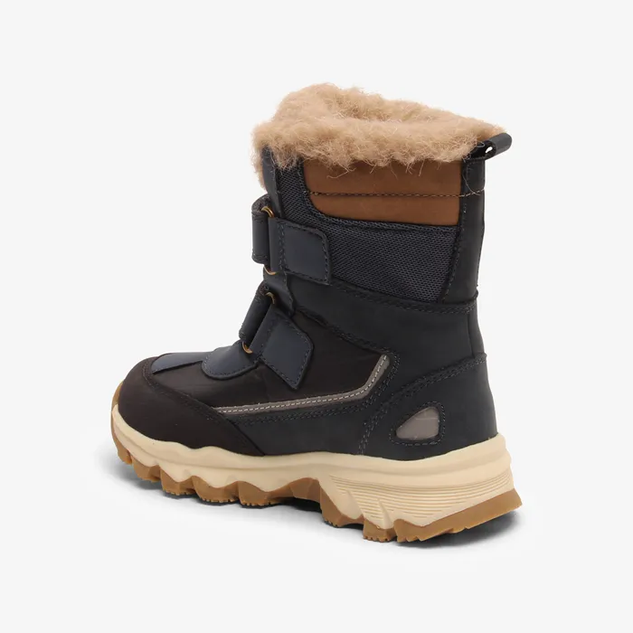 Winter boots eddie tex navy Blue bisgaardshoes KIDS