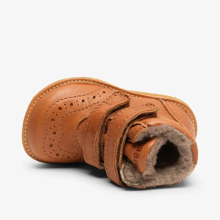 Winter boots KIDS ellie v tex cognac Brown bisgaardshoes