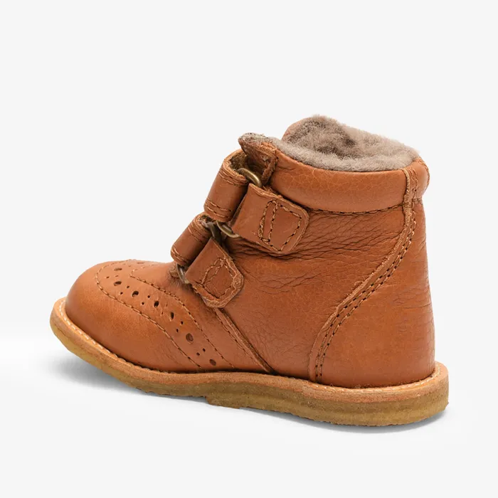 Winter boots KIDS ellie v tex cognac Brown bisgaardshoes