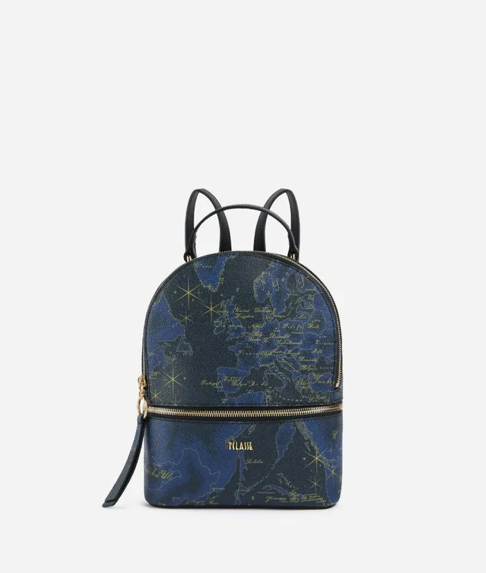 Woman Backpacks Bucket and Belt Bags Alviero Martini Geo Midnight Backpack Night Blue