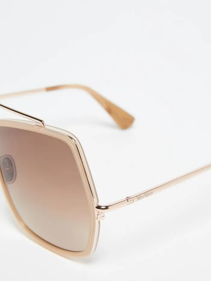 Woman Butterfly Sunglasses Brown Maxmara Eyewear Woman Butterfly Sunglasses Brown Maxmara Eyewear