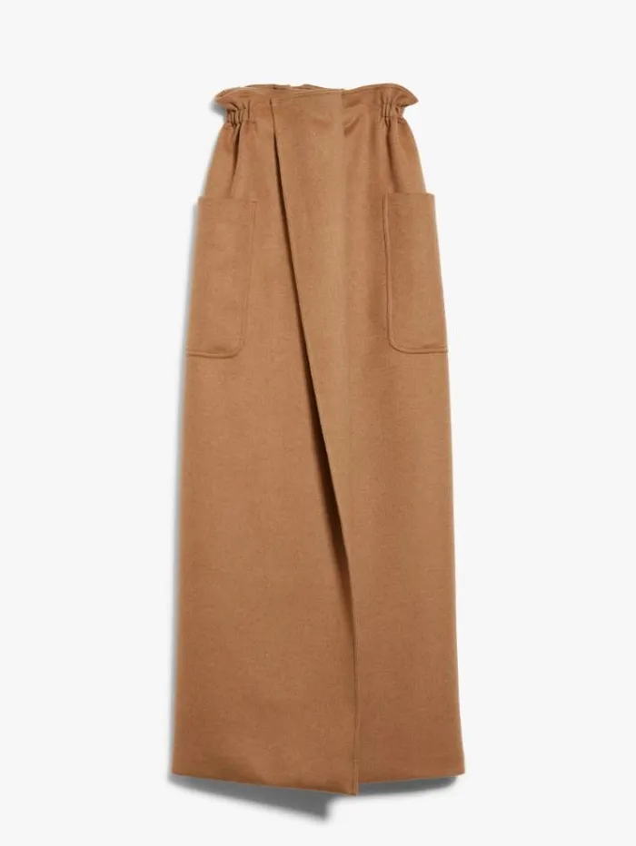Woman Camel Colour Wrap Skirt Camel Maxmara Skirts Woman Camel Colour Wrap Skirt Camel Maxmara Skirts