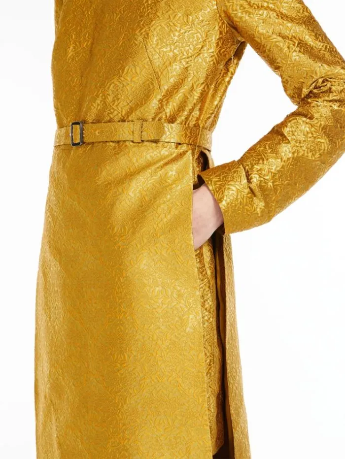 Woman Long Jacquard Dress Lime Green Maxmara Dresses Woman Long Jacquard Dress Lime Green Maxmara Dresses