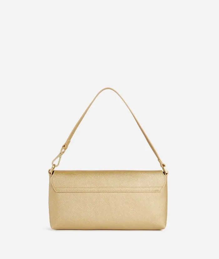 Woman Mini Bags and Pouches Alviero Martini Flying City Flap Pouch Bright Gold