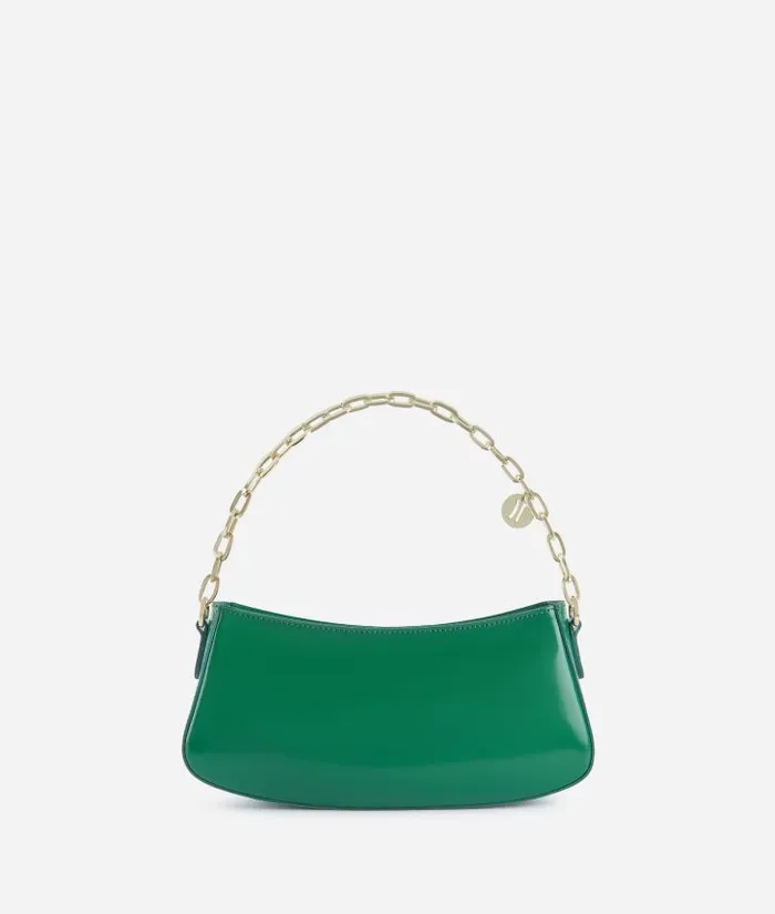 Woman Mini Bags and Pouches Alviero Martini Space Bag Crossbody Bag With Chain Jade Green