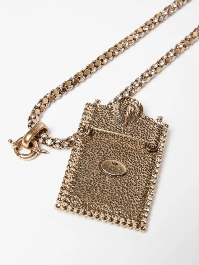 Woman Pendant Necklace Light Blue Maxmara Jewelry