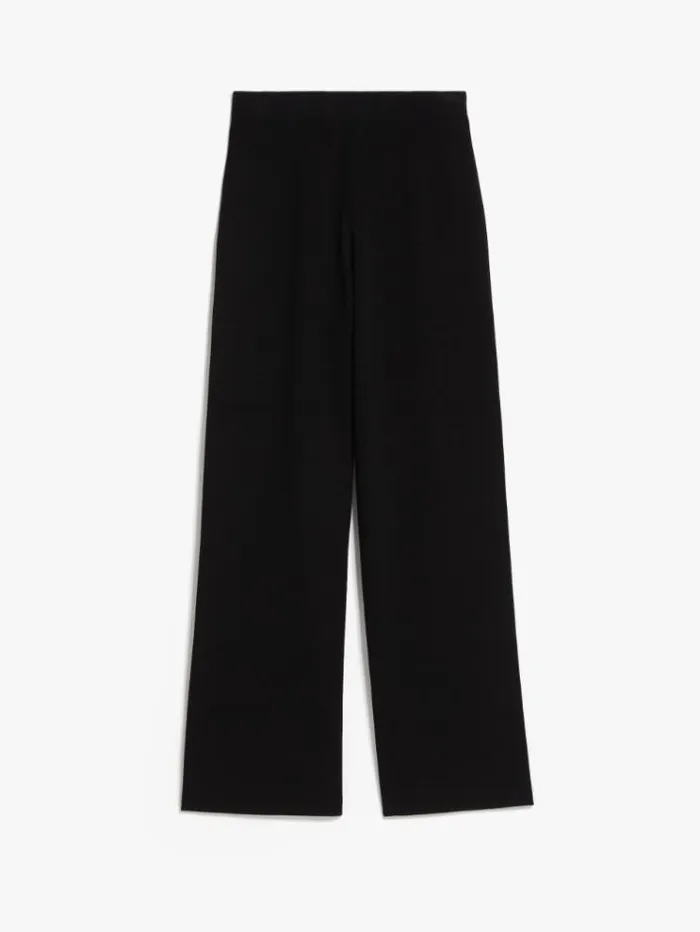 Woman Relaxedfit Viscoseknit Trousers Black Maxmara Suit Woman Relaxedfit Viscoseknit Trousers Black Maxmara Suit