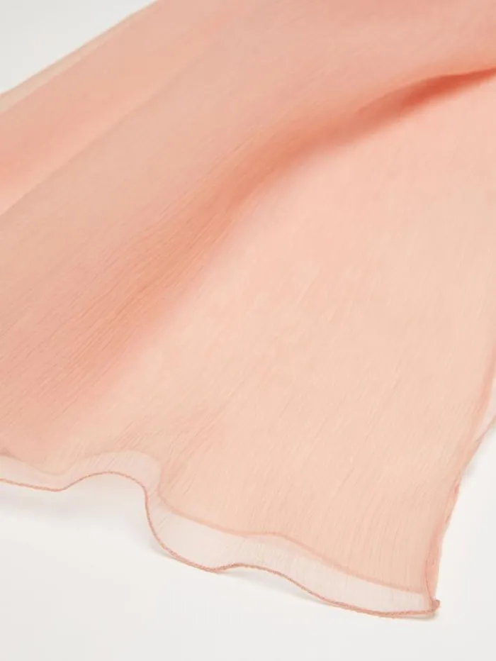 Woman Silk Crpe Stole Powder Maxmara Bridal Accessories Woman Silk Crpe Stole Powder Maxmara Bridal Accessories
