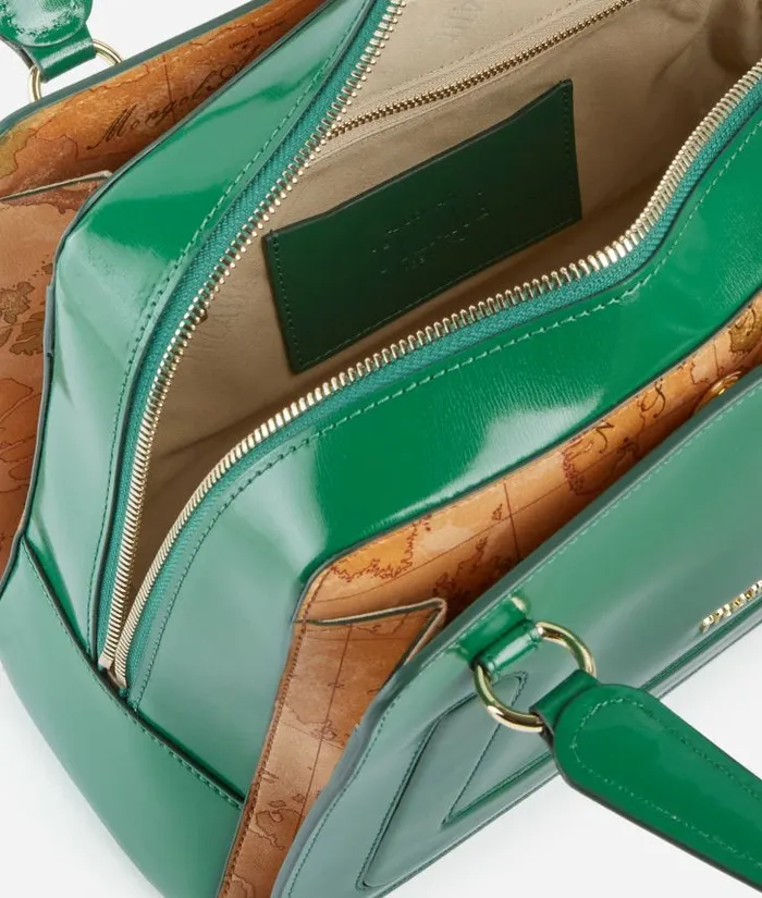 Woman Top Handle Bags Alviero Martini Future Bag Handbag With Crossbody Strap Jade Green