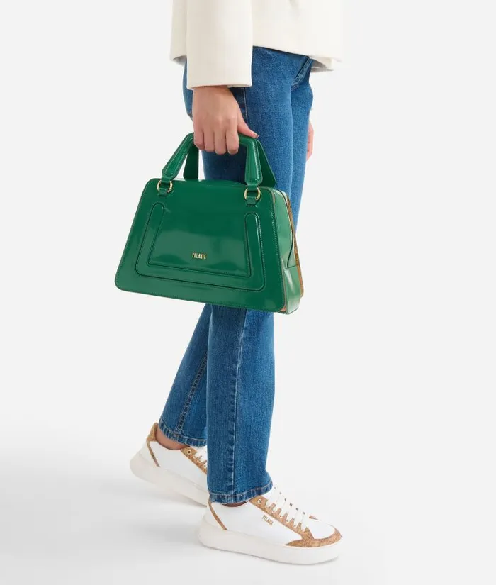 Woman Top Handle Bags Alviero Martini Future Bag Handbag With Crossbody Strap Jade Green