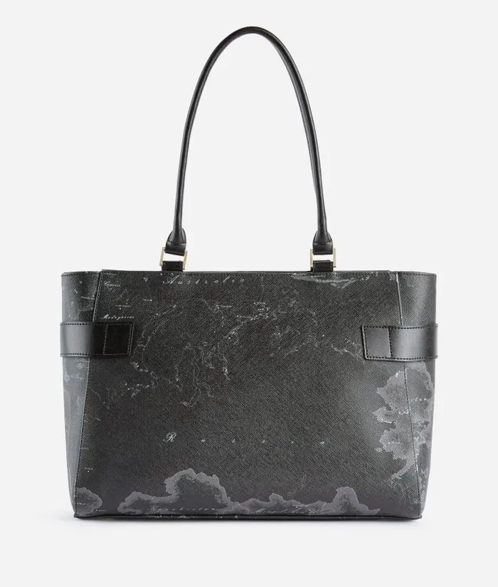 Woman Totes Alviero Martini 1c Mirror Night Shopper Bag Black