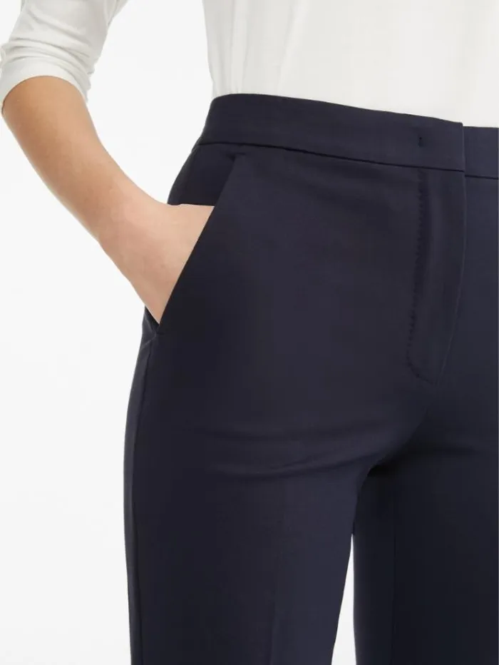 Woman Viscose Jersey Trousers Ultramarine Maxmara Trousers Woman Viscose Jersey Trousers Ultramarine Maxmara Trousers