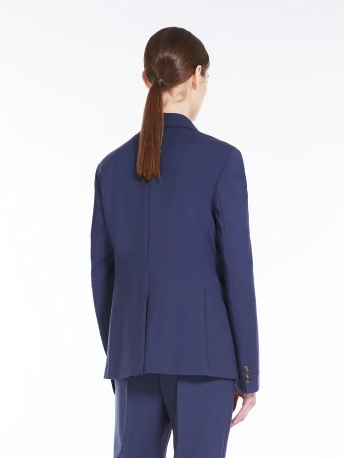 Woman Wool Blazer Navy Maxmara Suit Woman Wool Blazer Navy Maxmara Suit
