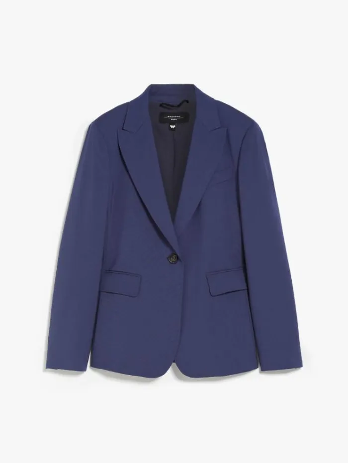 Woman Wool Blazer Navy Maxmara Suit Woman Wool Blazer Navy Maxmara Suit