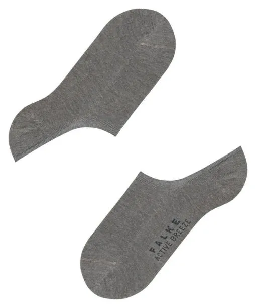 Women Active Breeze Women No Show Socks Light Greymel FALKE No Show Socks