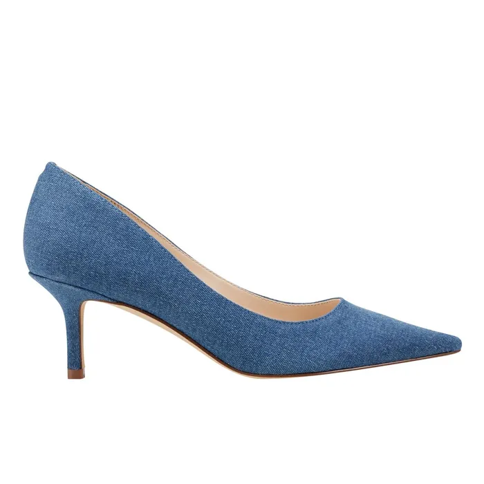 Women Alola Pump Medium Blue Marc Fisher Heels and Pumps