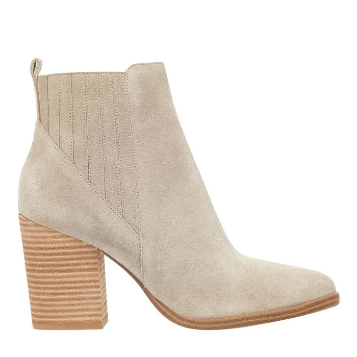 Women Alva Pointy Toe Bootie Light Natural Suede Marc Fisher Boots and Booties Women Alva Pointy Toe Bootie Light Natural Suede Marc Fisher Boots and Booties