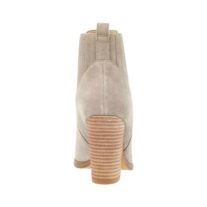 Women Alva Pointy Toe Bootie Light Natural Suede Marc Fisher Boots and Booties