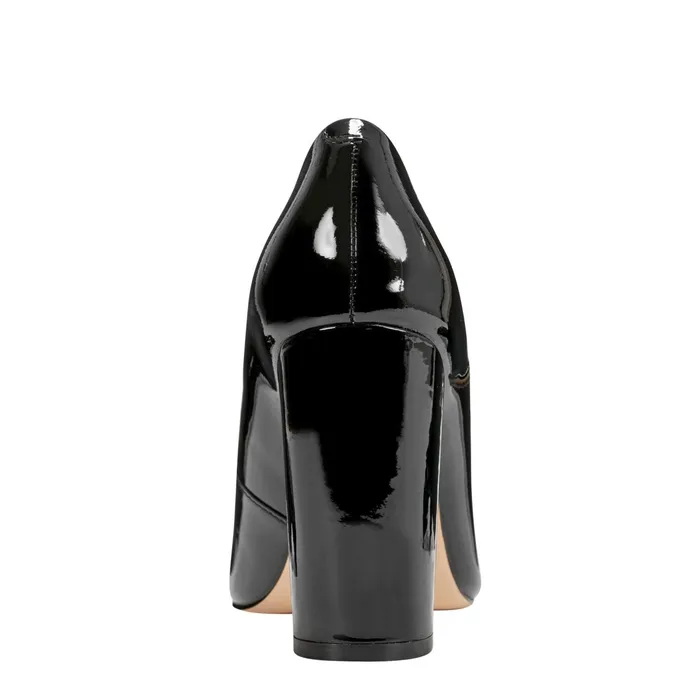 Women Artie Mary Jane Pump Black Patent Leather Marc Fisher Heels and Pumps