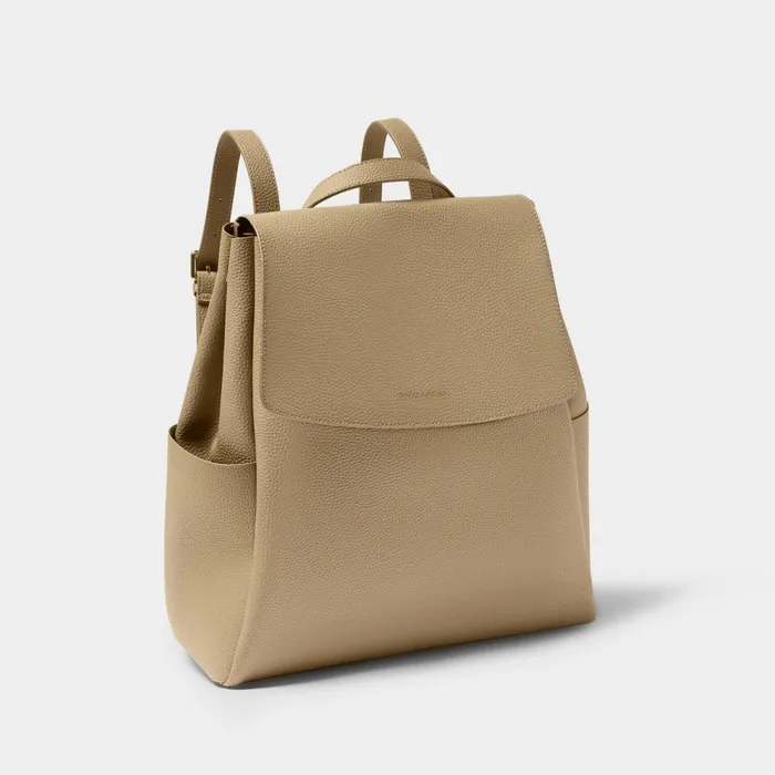 Women Backpacks Katie Loxton Romy Large Taupe Backpack 8211 Vegan Leather