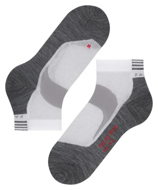 Women BC6 Pro Short Unisex Biking Short Sock White FALKE Cycling Socks
